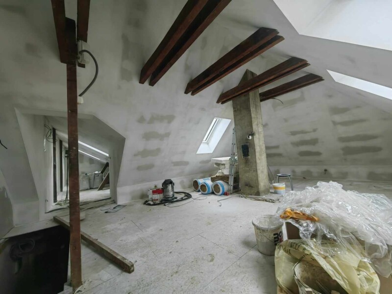realizácia SDK RD / rekonštrukcia podkrovia
